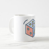 サイコロ コーヒーマグカップ (正面左)