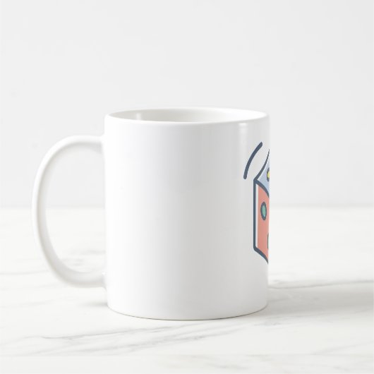 サイコロ コーヒーマグカップ (左)