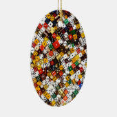 サイコロ セラミックオーナメント (右)