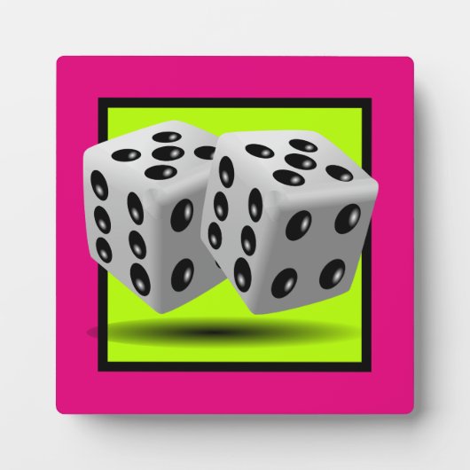 サイコロ フォトプラーク (正面)