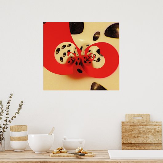 サイコロ ポスター (キッチン)