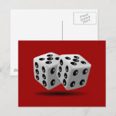 サイコロ ポストカード (正面/裏面)