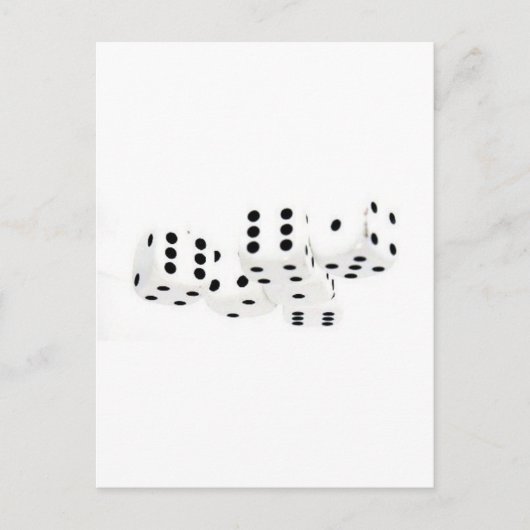 サイコロ- ポストカード (正面)