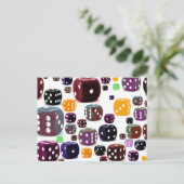 サイコロ ポストカード (スタンド正面)