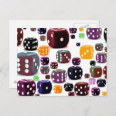 サイコロ ポストカード (正面/裏面)