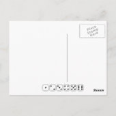 サイコロ ポストカード (裏面)