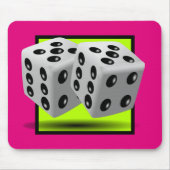 サイコロ マウスパッド (正面)