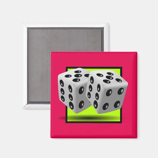 サイコロ マグネット (正面/裏面)