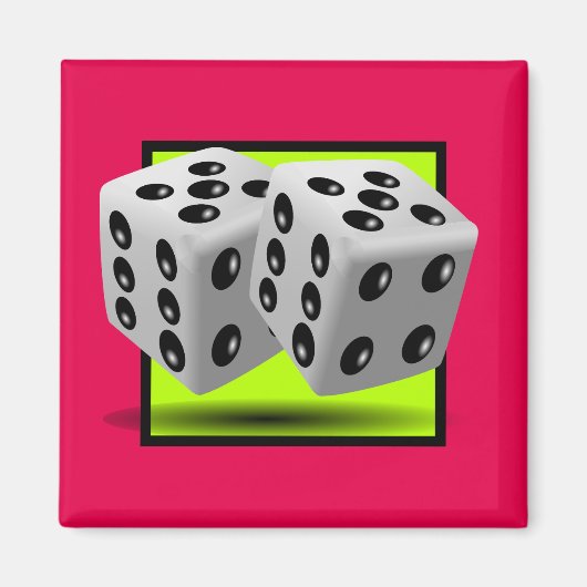 サイコロ マグネット (正面)