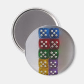 サイコロ マグネット (正面/裏面)