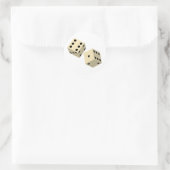 サイコロ ラウンドシール (バッグ)