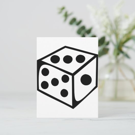 サイコロ- 3 ポストカード (スタンド正面)