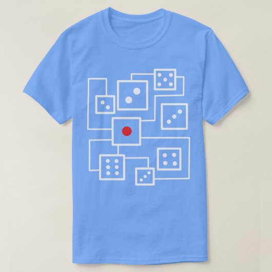 サイコロ Tシャツ (デザイン正面)