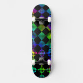 サイコ市松模様にーKenneth Yoncich スケートボード (正面)