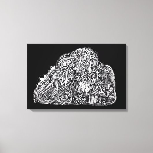 サイコ・ウォリアー キャンバスプリント (正面)