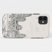 サイゴンパゴダベトナムシティスケープスケッチ Case-Mate iPhoneケース (裏面(横))