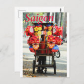 サイゴンベトナムハッピーニューイヤー獅子舞 ポストカード (正面/裏面)