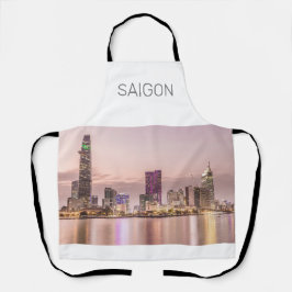 サイゴンホーチミンシティHCMCベトナムサンセット エプロン