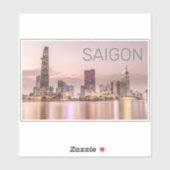 サイゴンホーチミンシティHCMCベトナムサンセット シール (シート)