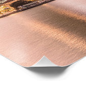 サイゴンホーチミンシティHCMCベトナムサンセット ポスター (コーナー)