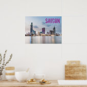 サイゴン（ホーチミン市） HCMCベトナム土産 ポスター (キッチン)