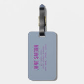 サイゴン（ホーチミン市） HCMCベトナム土産 ラゲッジタグ (裏面縦)