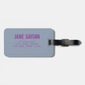 サイゴン（ホーチミン市） HCMCベトナム土産 ラゲッジタグ (裏面横)