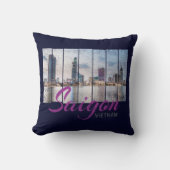 サイゴン（ホーチミン – シュタット） HCMCベトナム土産 クッション (正面)