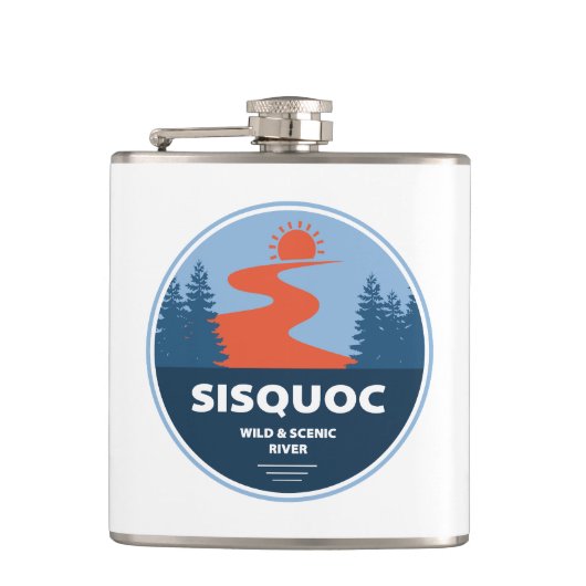 サイシコックワイルドアンドシーニックリバーカリフォルニア フラスク (正面)