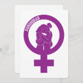 サイスターフードフラットグリーティングカード 招待状 (正面/裏面)