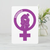 サイスターフードフラットグリーティングカード 招待状 (スタンド正面)