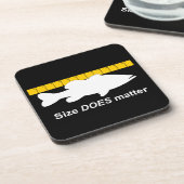 "サイズおもしろいな低音の魚釣り"は-重要です コースター (左側)