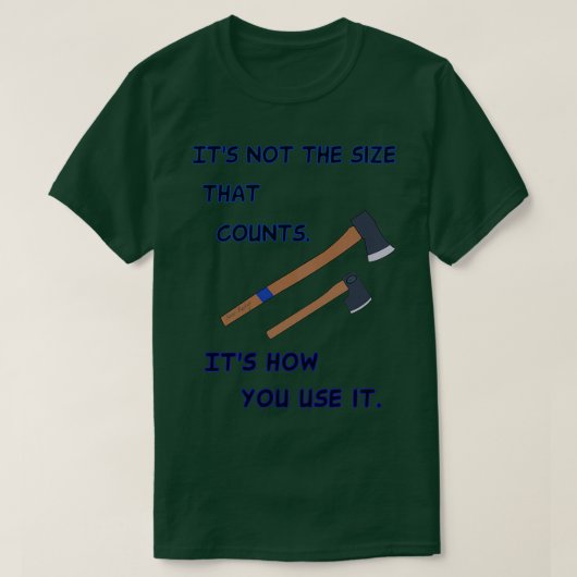 サイズがカウントされない Tシャツ (デザイン正面)