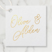 サイズが大き結婚すぎるスクリプト フェイバータグ (正面)