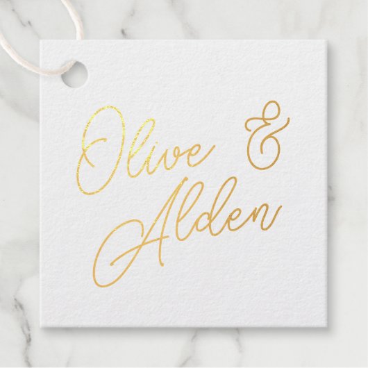 サイズが大き結婚すぎるスクリプト フェイバータグ (正面)