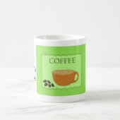 サイズが大切なコーヒーのジョーク コーヒーマグカップ (中央)