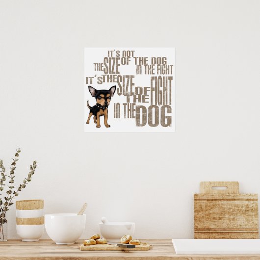 サイズが違う ポスター (キッチン)