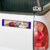 サイズが重要であるところバンパーステッカー! バンパーステッカー (トラック上)