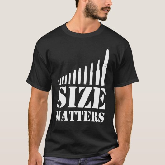 サイズが重要 バレット1 Tシャツ (正面)
