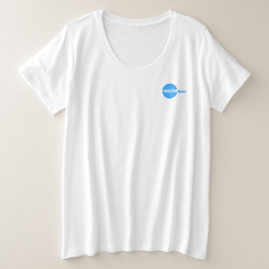 サイズと女性のv首のTシャツ、 プラスサイズTシャツ (デザイン正面)