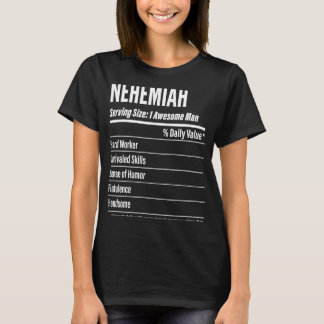 サイズのカロリーを提供するネヘミヤ栄養学的事実 Tシャツ