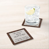 サイズの問題… スクエアペーパーコースター (インサイチュ)