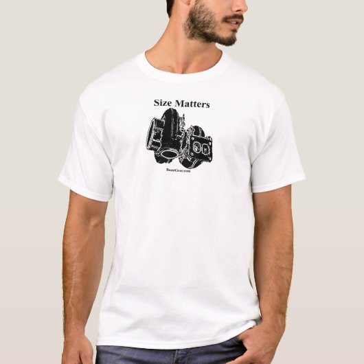 サイズの問題-信号器のTシャツ Tシャツ (正面)