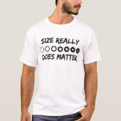 サイズはやっぱり大事な写真 Tシャツ (正面)
