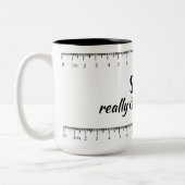 サイズは実際にマグ重要です ツートーンマグカップ (左)