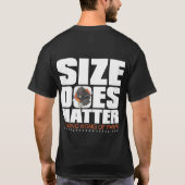 サイズは重要です Tシャツ (裏面)