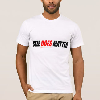 サイズは重要です Tシャツ