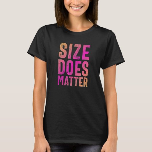 サイズは重要1 Tシャツ (正面)