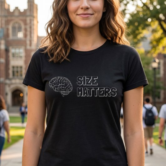 サイズは重要？ 面白い恋愛のアドバイス Tシャツ