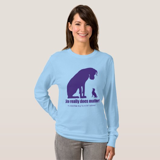 サイズは重要 Tシャツ (正面フル)